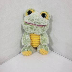 Walmart Inc Green/Yellow Plush Frog Soft 7"